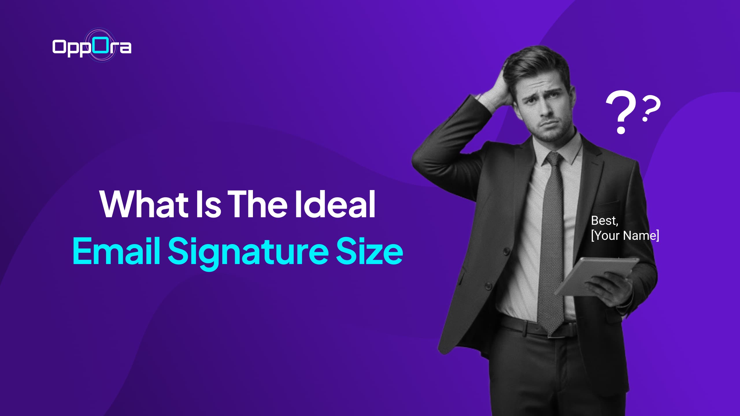 Email Signature Size