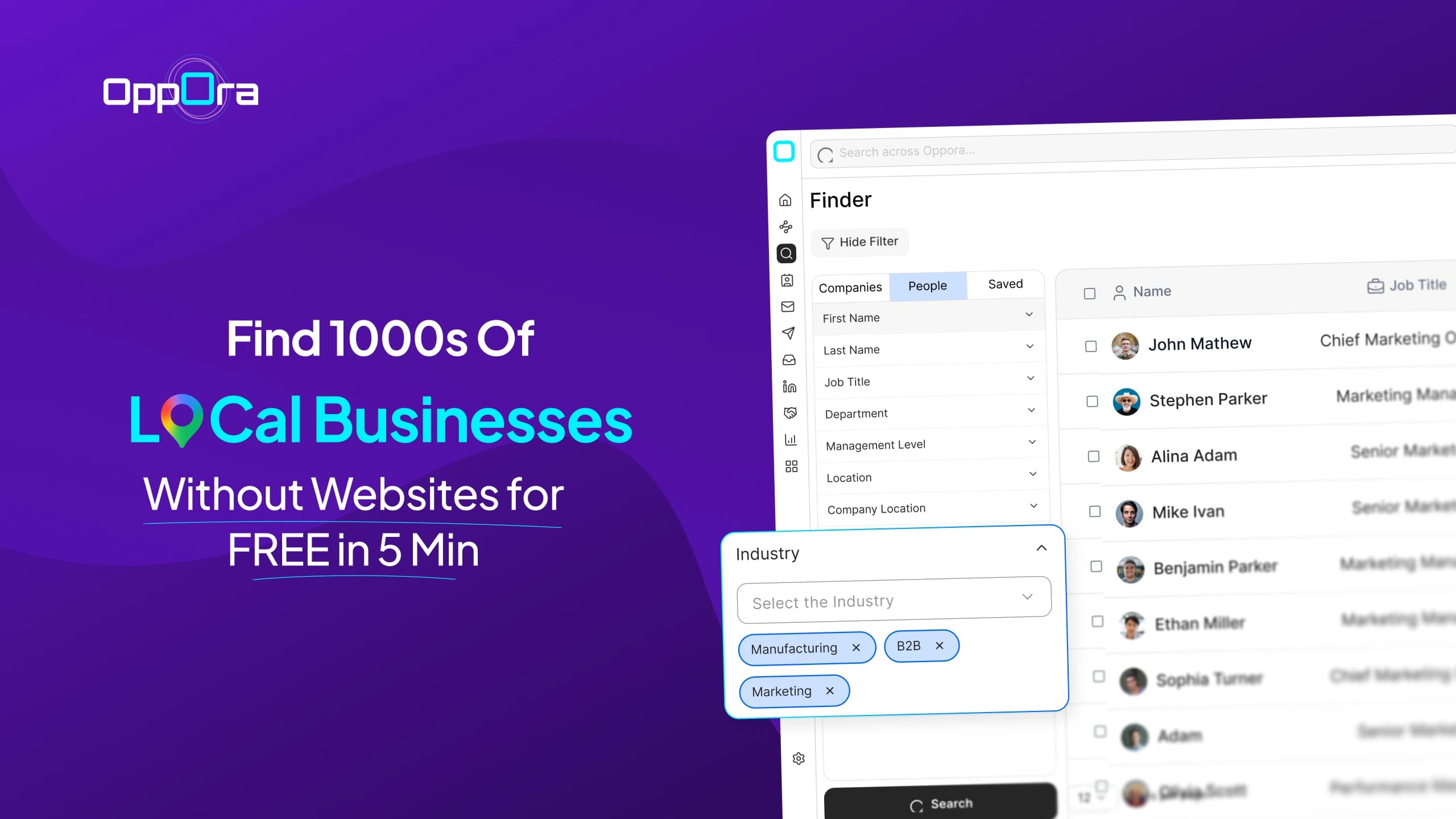 Find Local Businesses Without Websites